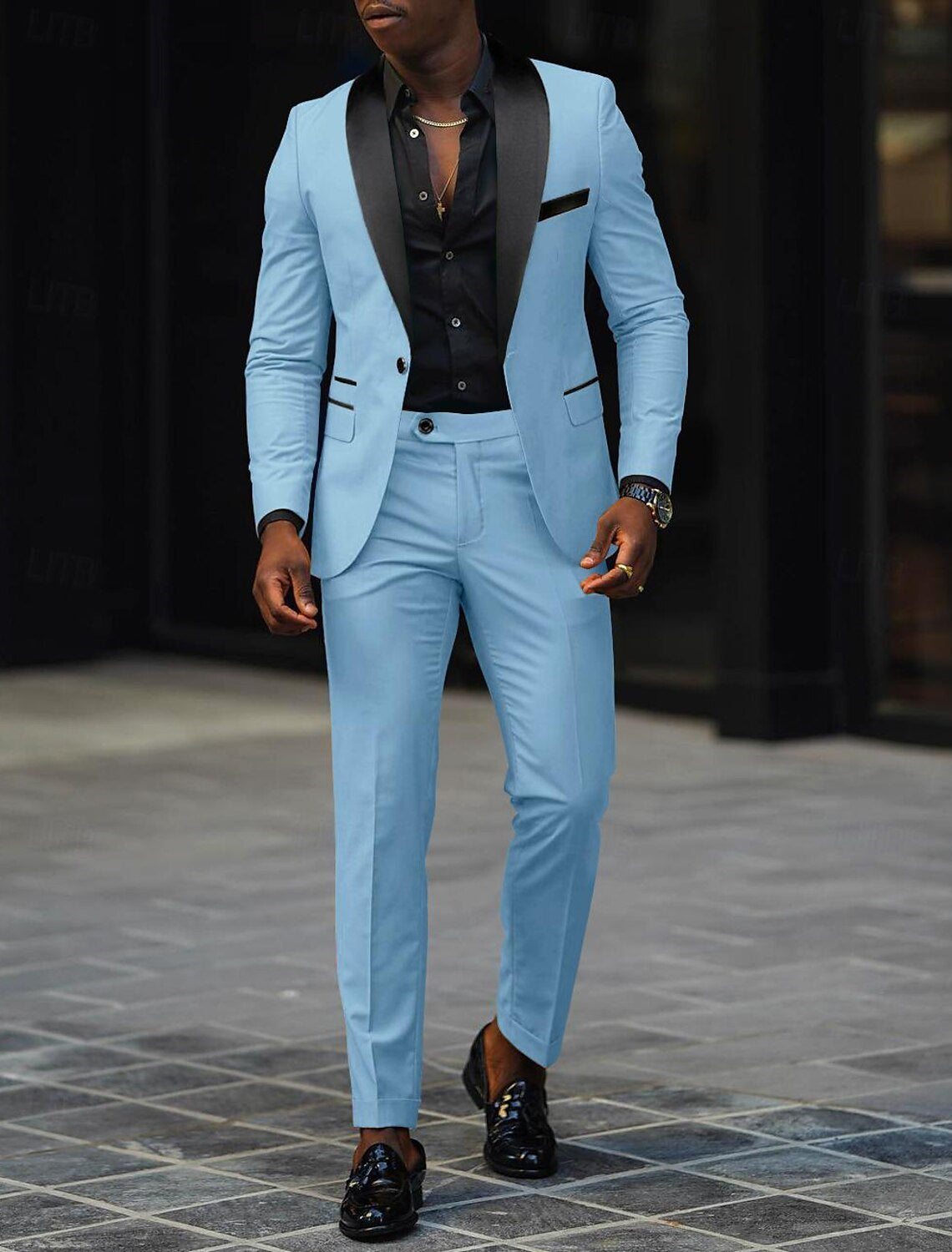 SINGLE BUTTON SUIT FOR MEN