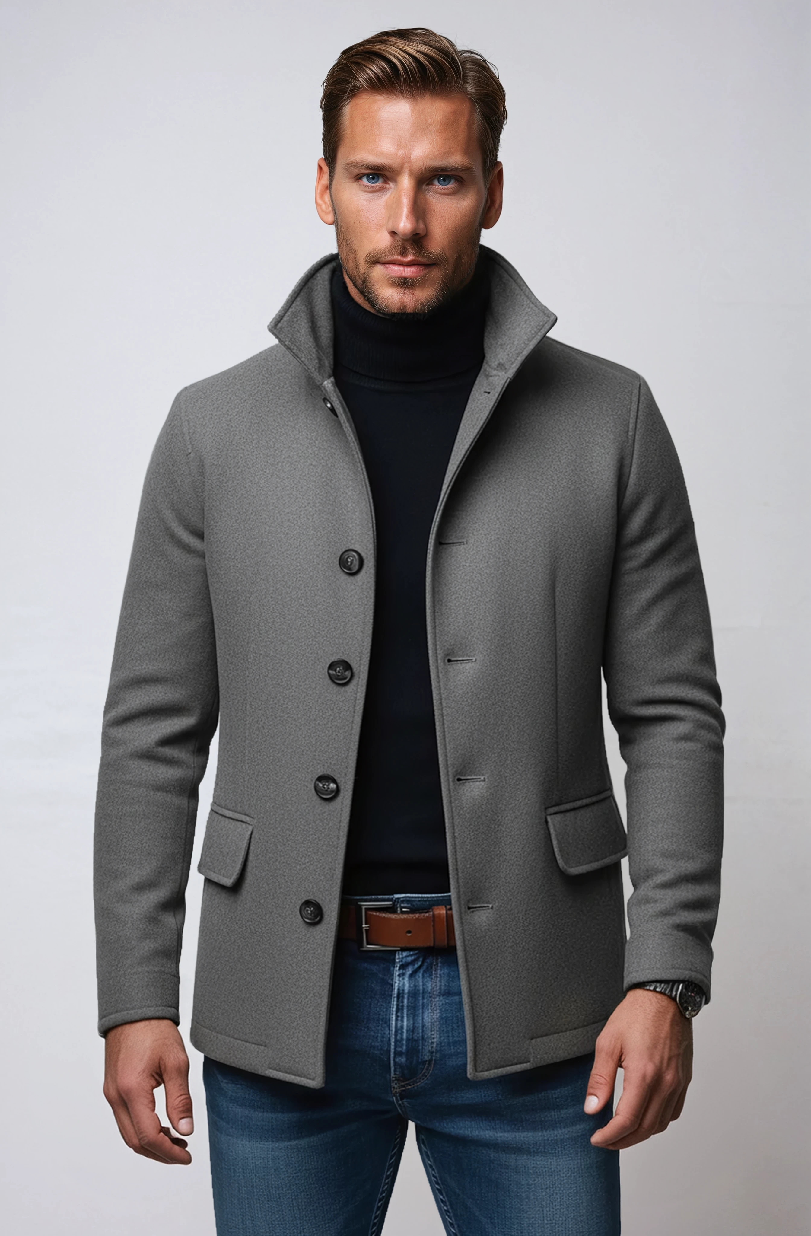 HARRISON OF CALIFORNIA | WINTER WOOL JACKET FOR MEN