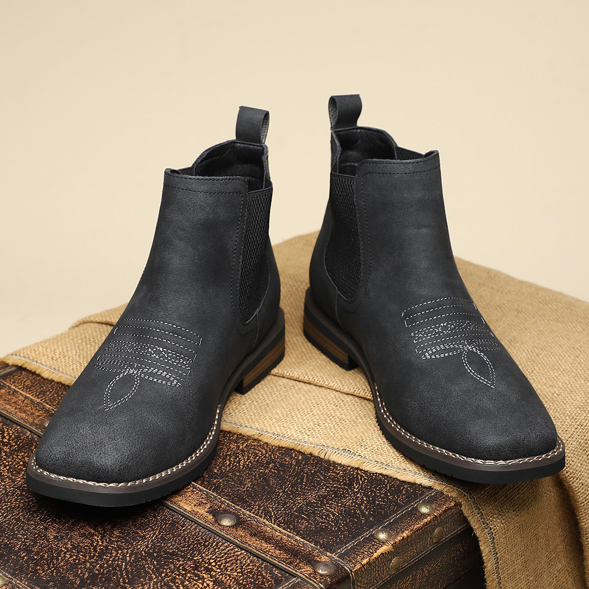 HARRISON OF CALIFORNIA | CLASSIC LEATHER MEN'S BOOTS