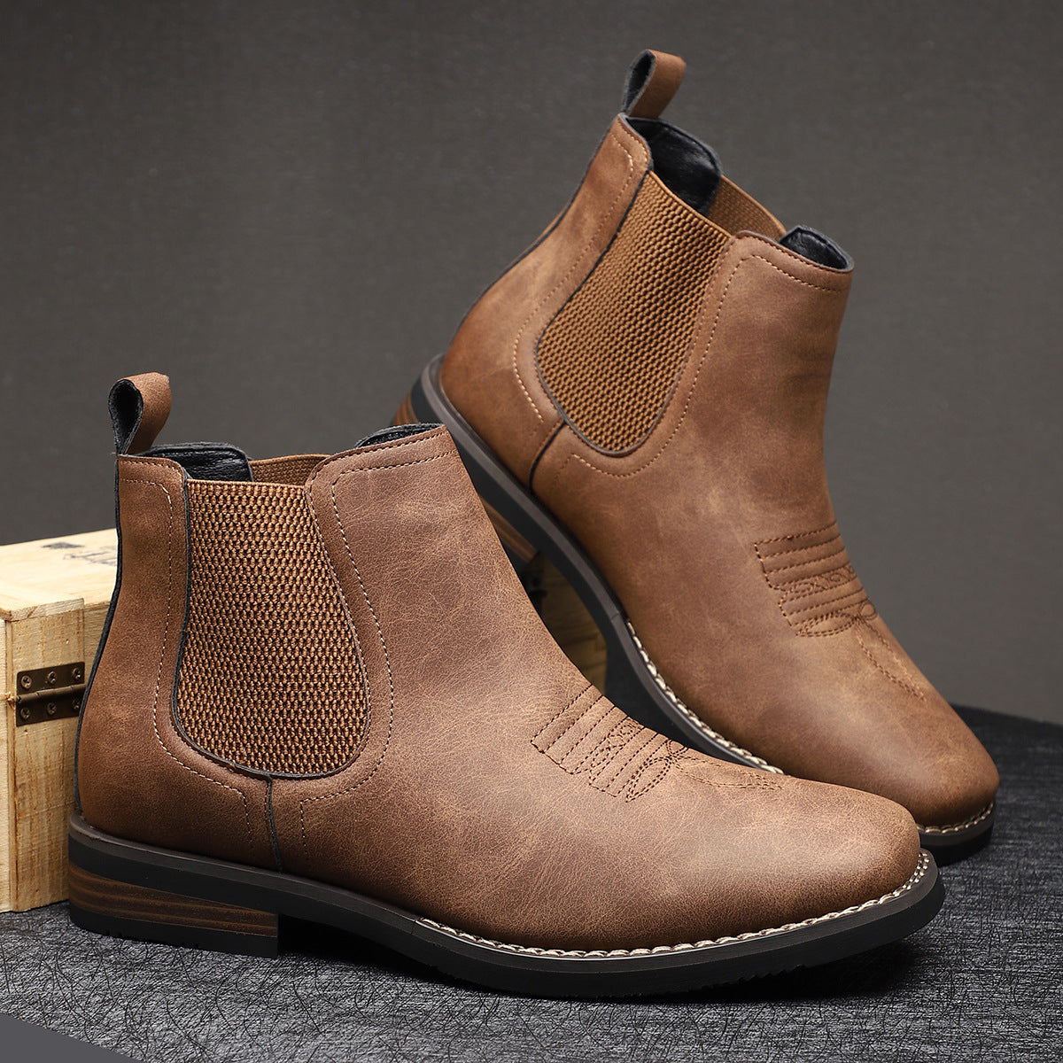 HARRISON OF CALIFORNIA | CLASSIC LEATHER MEN'S BOOTS