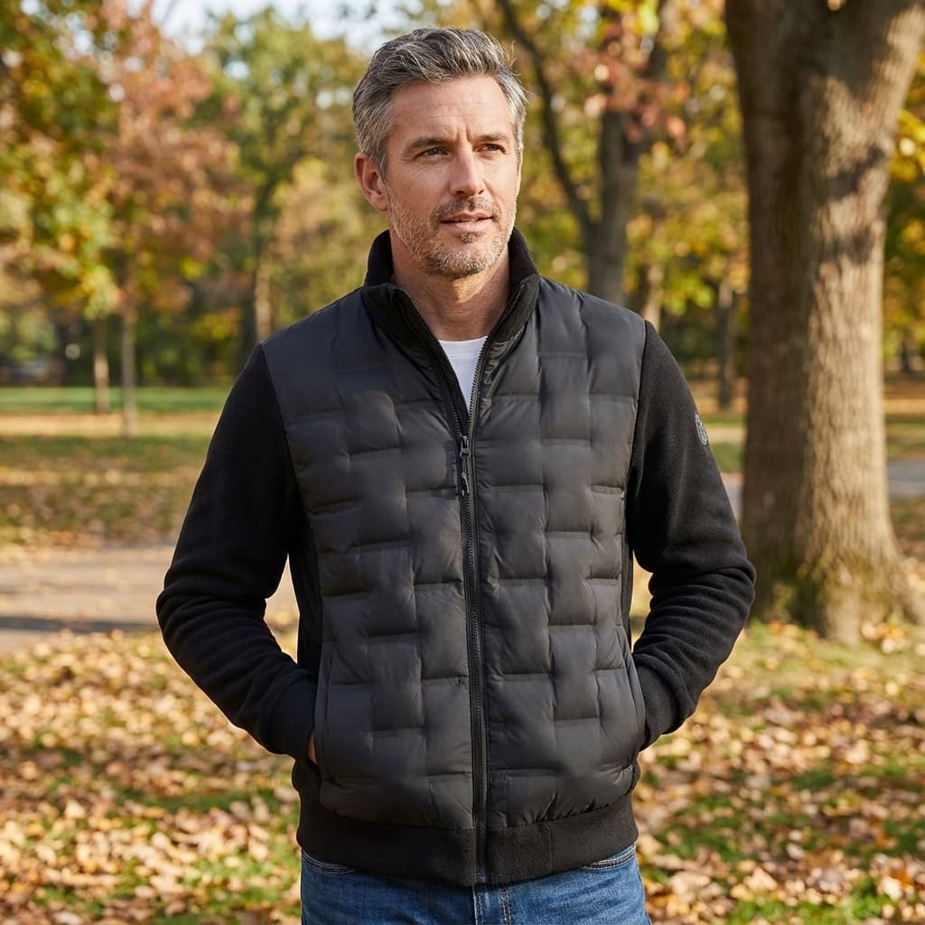 ELEGANT QUILTED WINTER JACKET FOR MEN