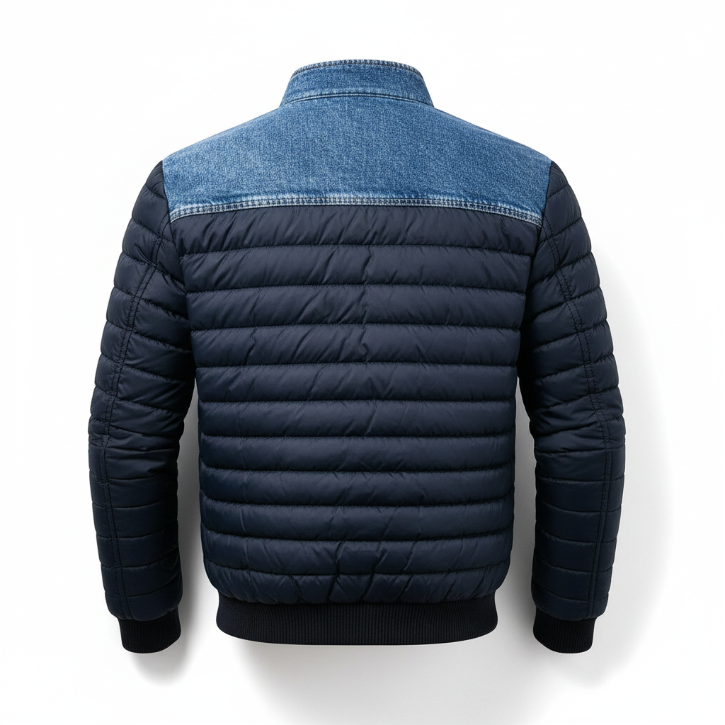 HYBRID INSULATED DENIM JACKET FOR MEN