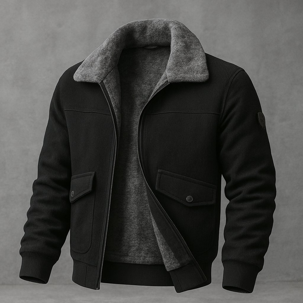 HARRISON OF CALIFORNIA | MEN'S JACKET WITH FAUX FUR