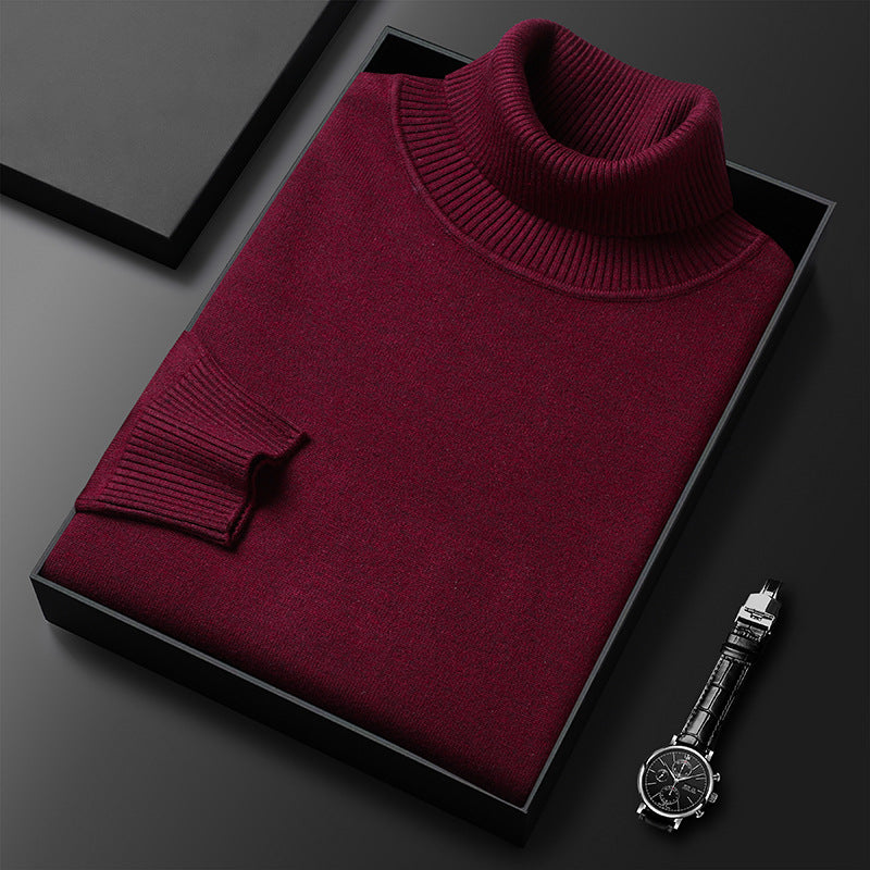 RIBBED TURTLENECK SWEATER FOR MEN