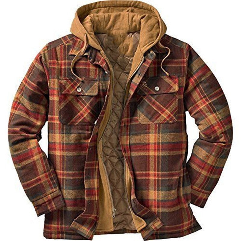 CHECKERED PATCHWORK JACKET FOR MEN (VIP)