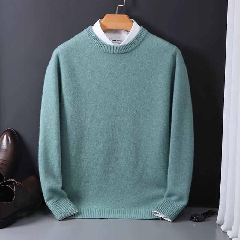 RIBBED CREW NECK SWEATER FOR MEN (VIP)