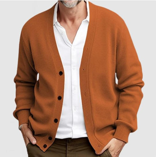KNIT STAND COLLAR BLAZER FOR MEN