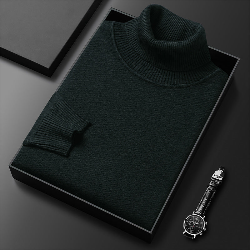 RIBBED TURTLENECK SWEATER FOR MEN