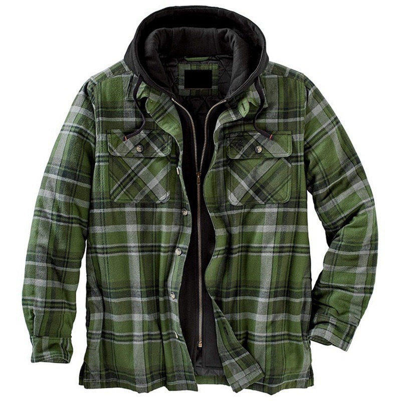CHECKERED PATCHWORK JACKET FOR MEN (VIP)