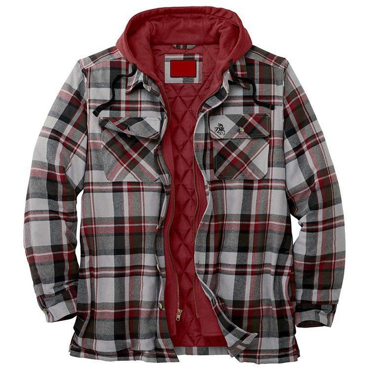 CHECKERED PATCHWORK JACKET FOR MEN (VIP)