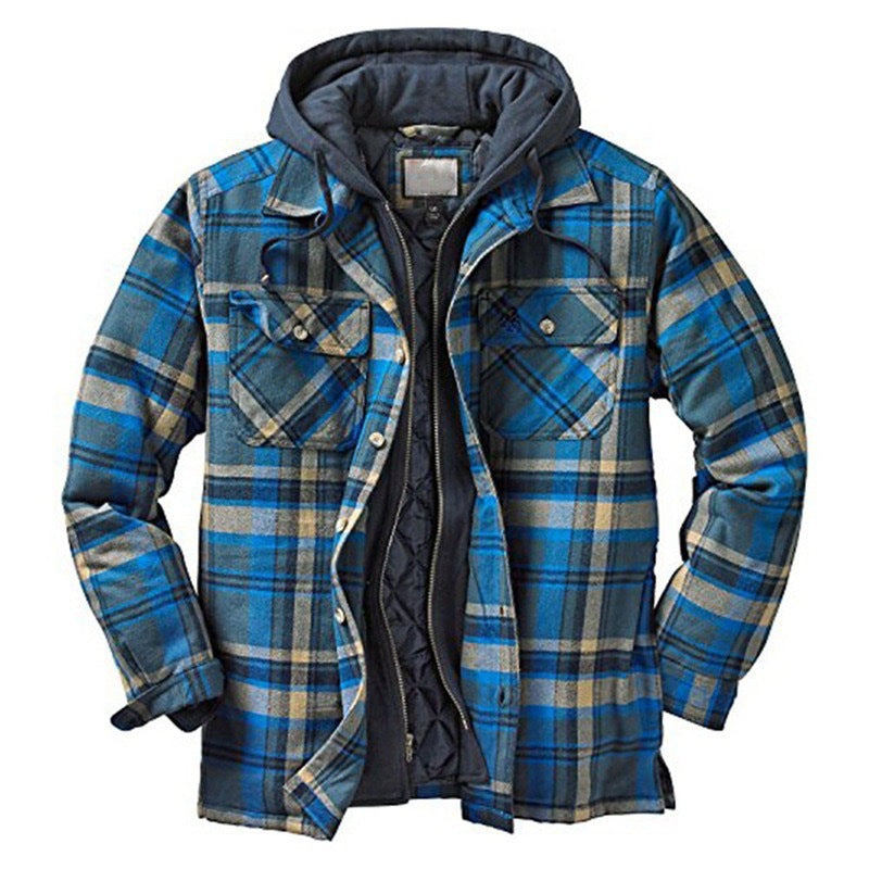 CHECKERED PATCHWORK JACKET FOR MEN (VIP)