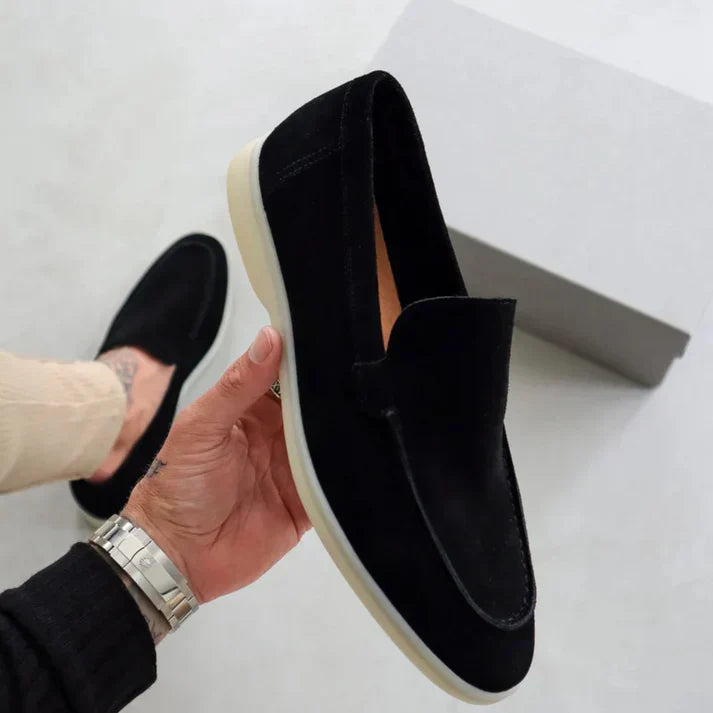 TEXTURED LOAFERS FOR MEN