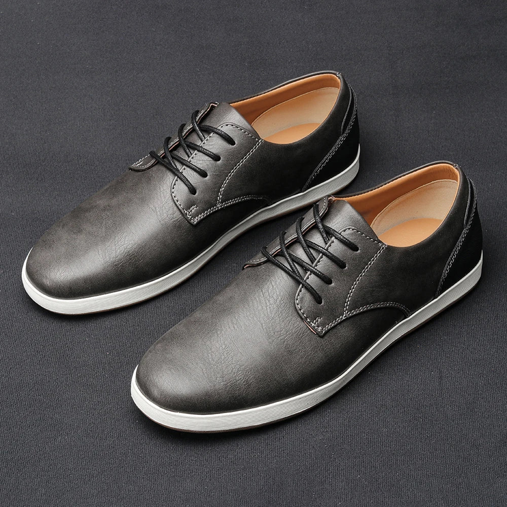 HARRISON OF CALIFORNIA | LEATHER SNEAKERS