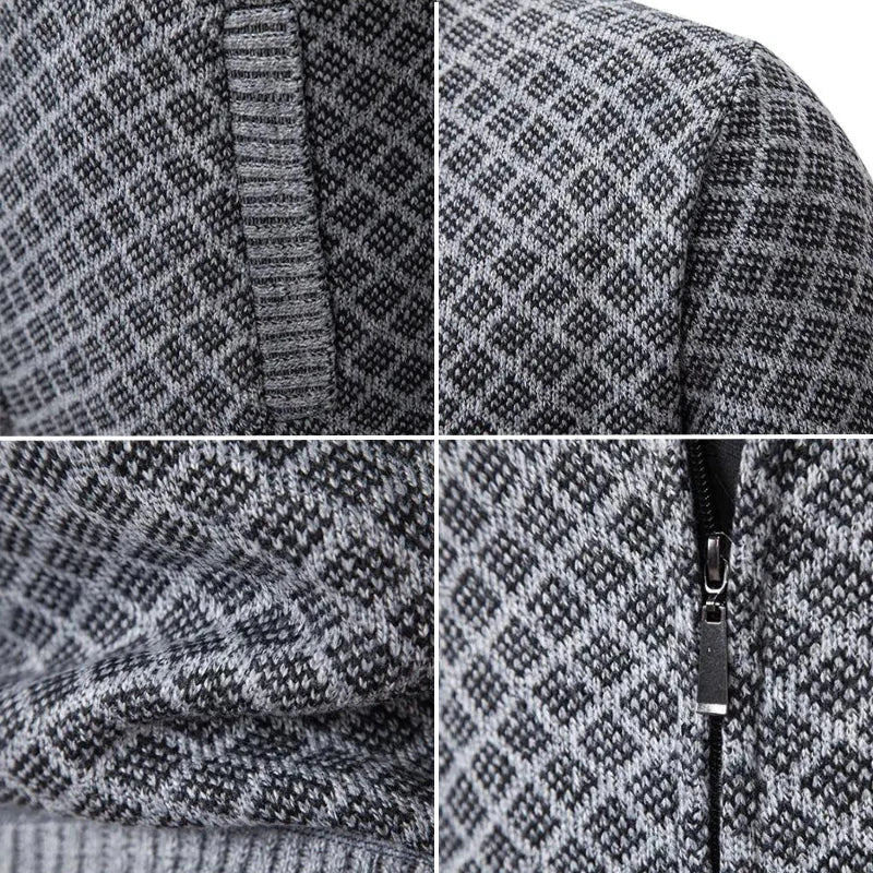 ZIP-UP CARDIGAN FOR MEN