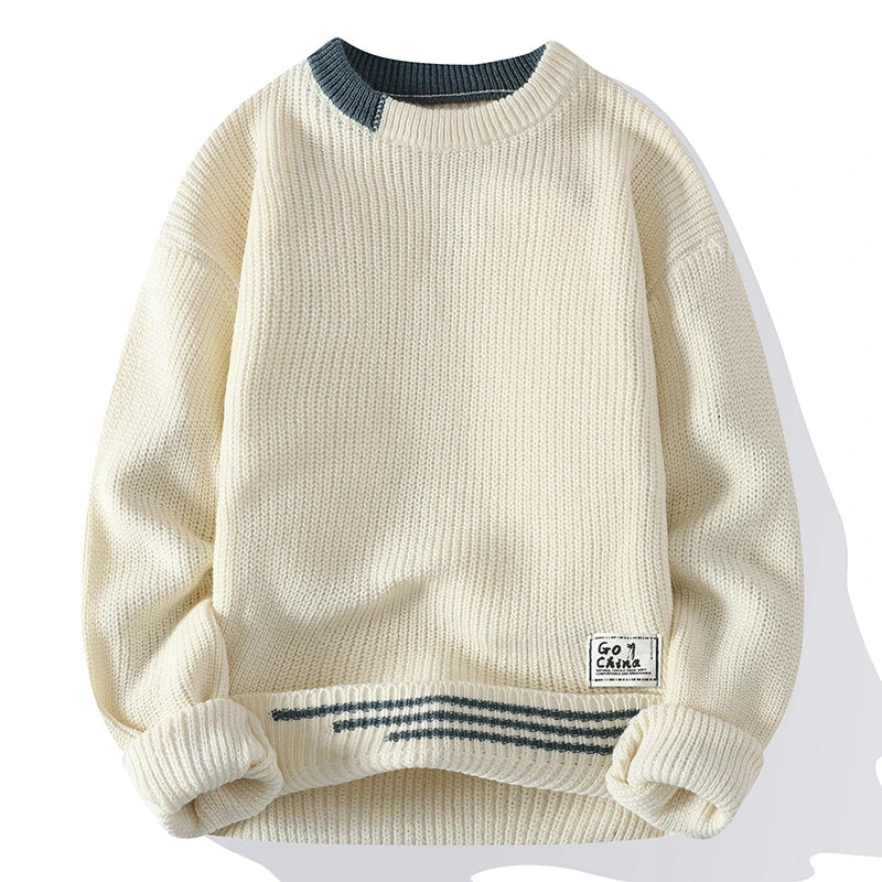 COLOR BLOCK PULLOVER FOR MEN