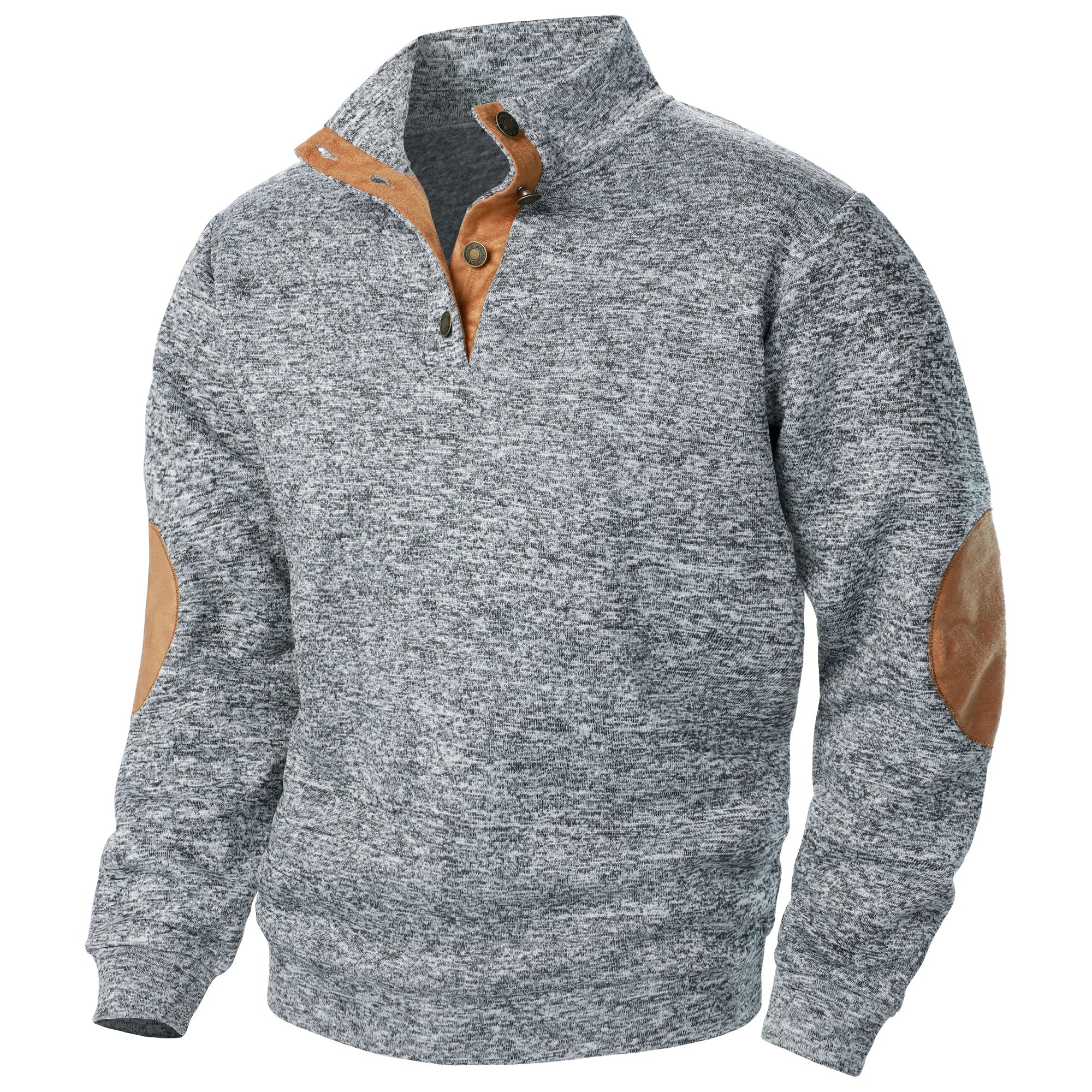 BUTTON-IN KNIT SWEATER FOR MEN