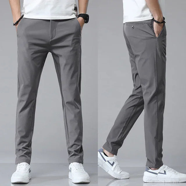 HARRISON OF CALIFORNIA | ULTRA LIGHT SLIMFIT PANTS FOR SUMMER AND SPORTS