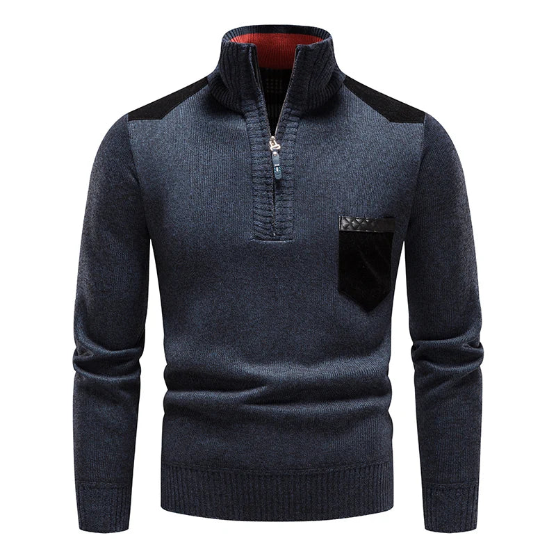 HARRISON OF CALIFORNIA | MEN'S FLEECE SWEATER WITH ZIP