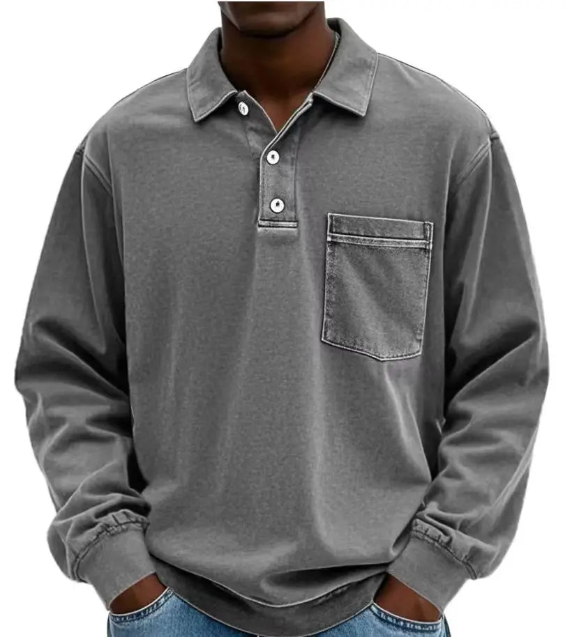 LONG SLEEVE POLO SHIRT FOR MEN (VIP)