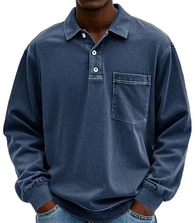 LONG SLEEVE POLO SHIRT FOR MEN (VIP)
