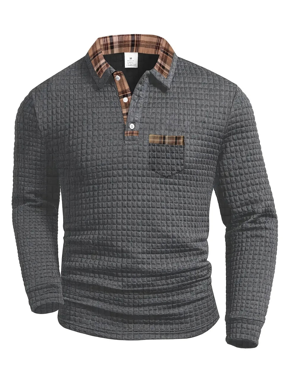 TEXTURED POLO FOR MEN