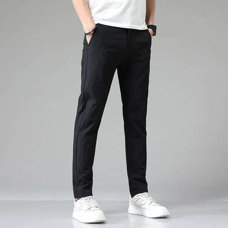 HARRISON OF CALIFORNIA | ULTRA LIGHT SLIMFIT PANTS FOR SUMMER AND SPORTS