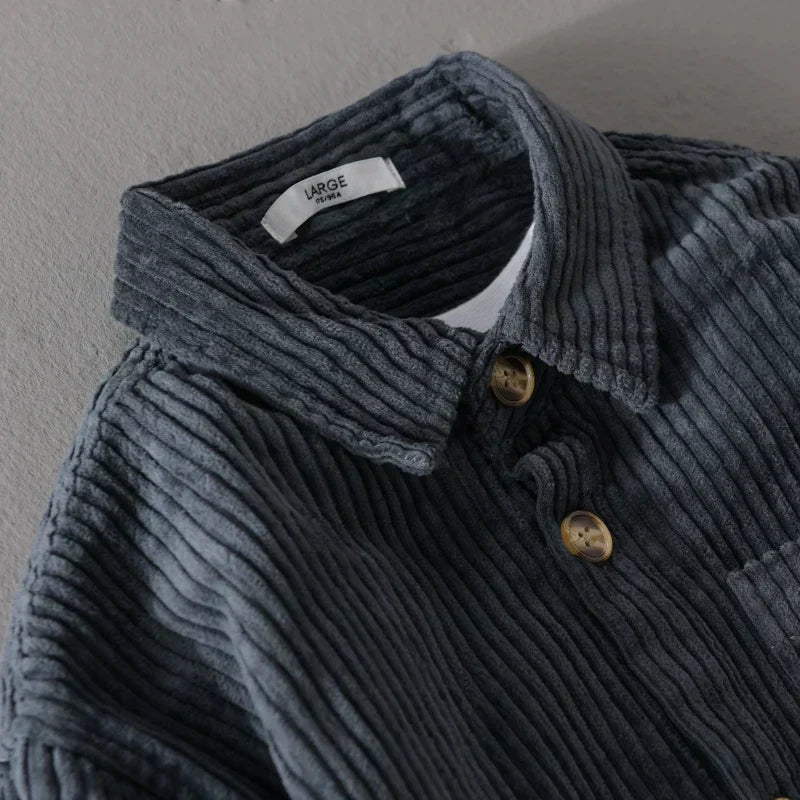 HARRISON OF CALIFORNIA | ELEGANT CORDUROY SHIRT