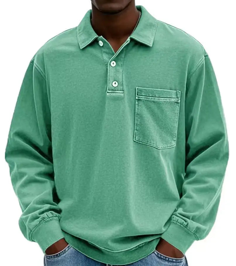 LONG SLEEVE POLO SHIRT FOR MEN (VIP)