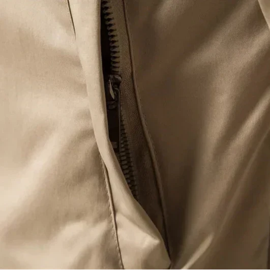 RIBBED BOMBER JACKET FOR MEN