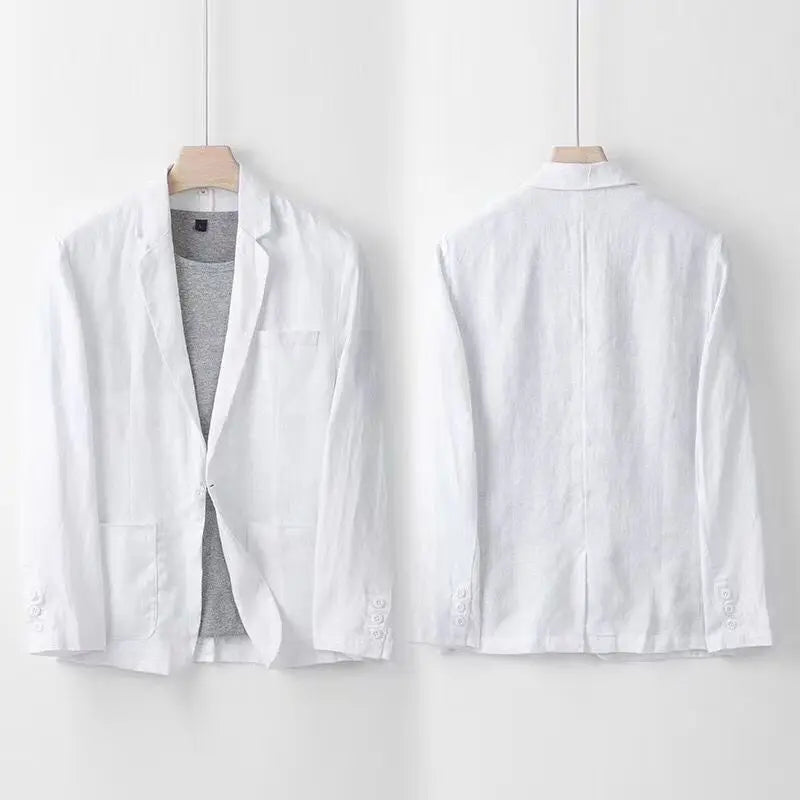 LINEN BLEND SUIT FOR MEN