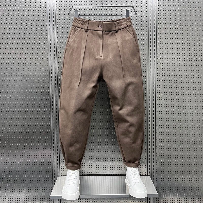 HARRISON OF CALIFORNIA | TAPERED TEXTURED PANTS