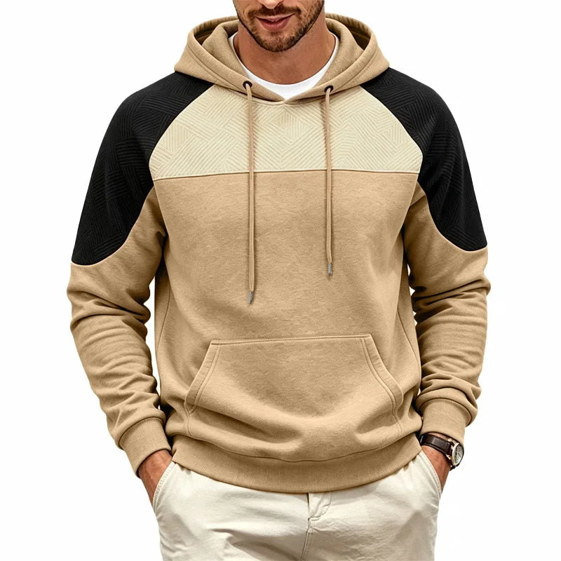 PATCHWORK WINTER SWEATER FOR MEN