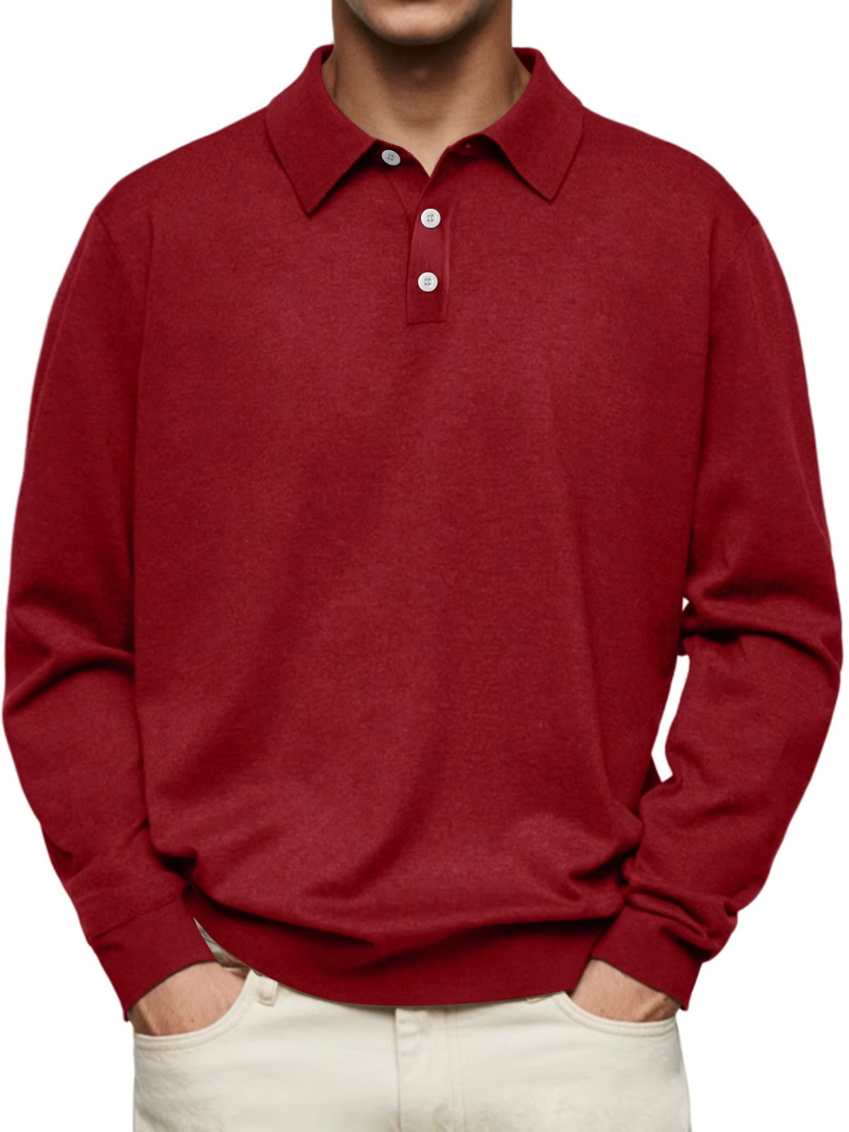 HARRISON OF CALIFORNIA | LONG SLEEVE POLO