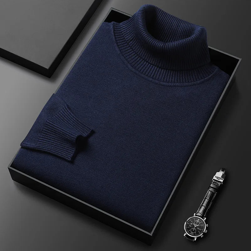 HARRISON OF CALIFORNIA | ELEGANT HIGH NECK SWEATER