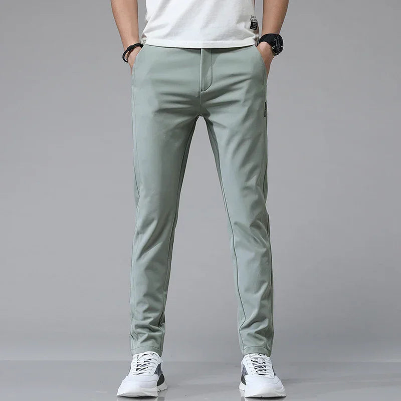 HARRISON OF CALIFORNIA | ULTRA LIGHT SLIMFIT PANTS FOR SUMMER AND SPORTS