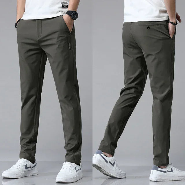 HARRISON OF CALIFORNIA | ULTRA LIGHT SLIMFIT PANTS FOR SUMMER AND SPORTS