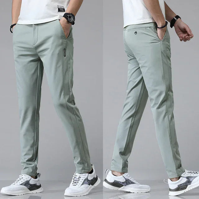 HARRISON OF CALIFORNIA | ULTRA LIGHT SLIMFIT PANTS FOR SUMMER AND SPORTS