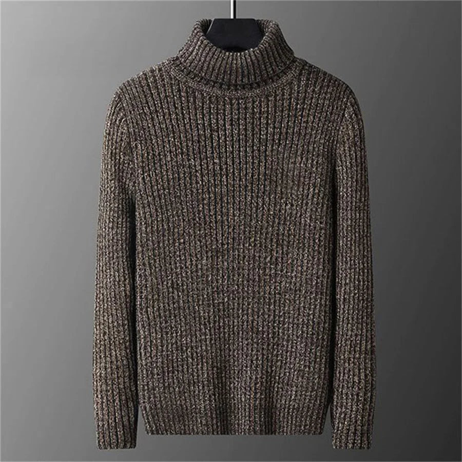 ROLLED COLLAR SWEATER FOR MEN