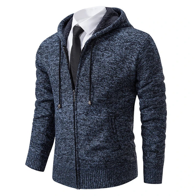 HARRISON OF CALIFORNIA | FLEECE ZIP CARDIGAN