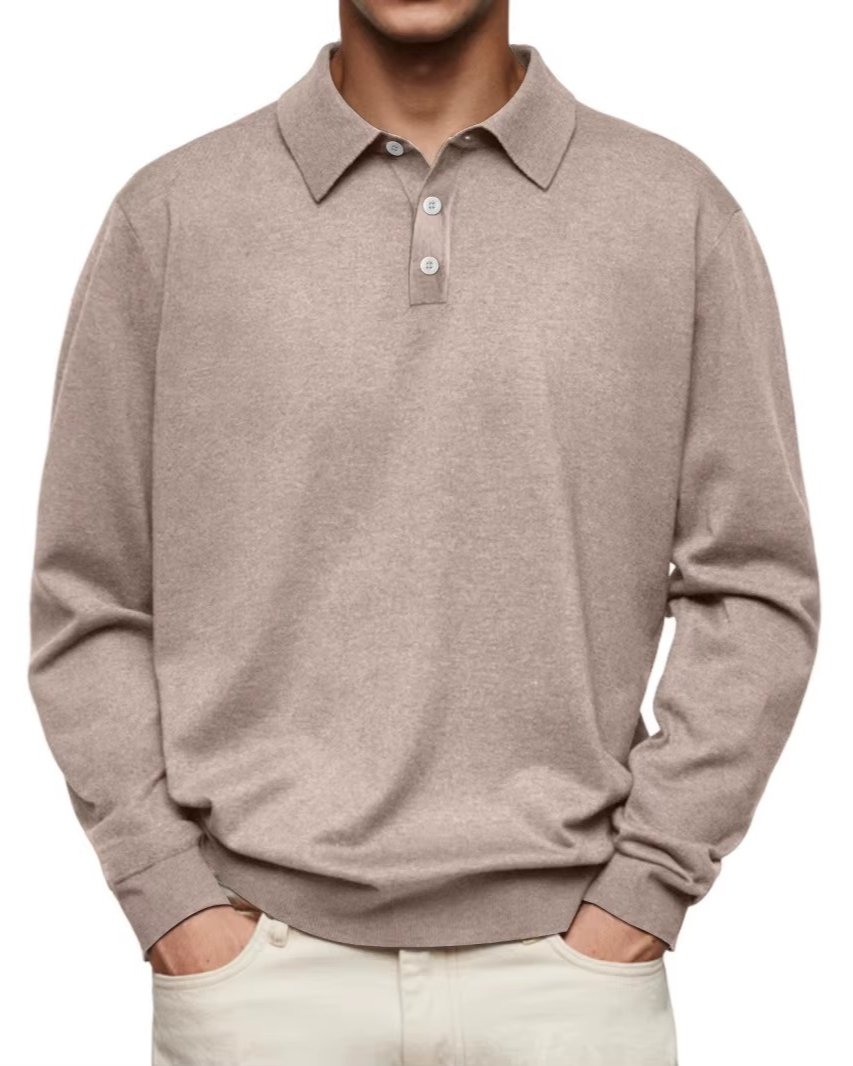 HARRISON OF CALIFORNIA | LONG SLEEVE POLO