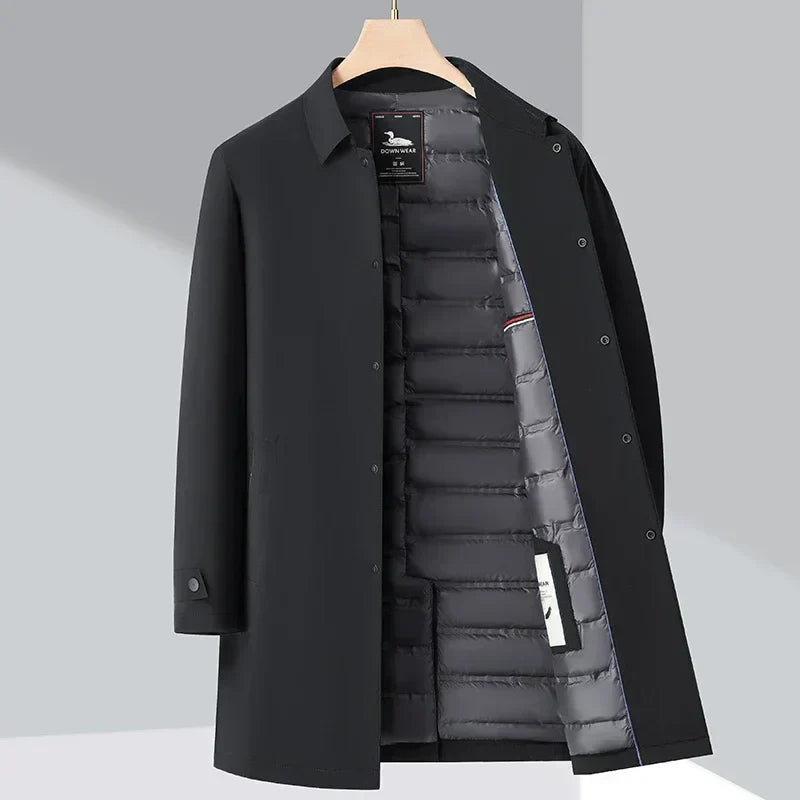 INSULATED TRENCH COAT FOR MEN