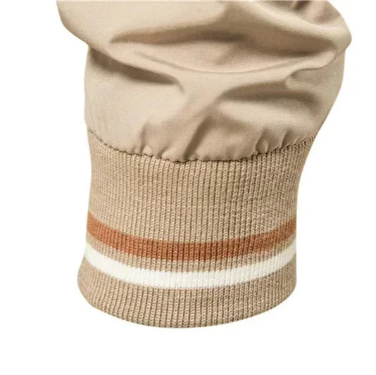 RIBBED BOMBER JACKET FOR MEN
