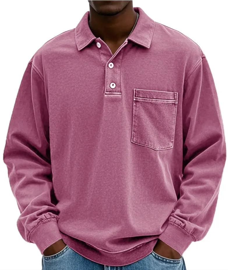 LONG SLEEVE POLO SHIRT FOR MEN (VIP)