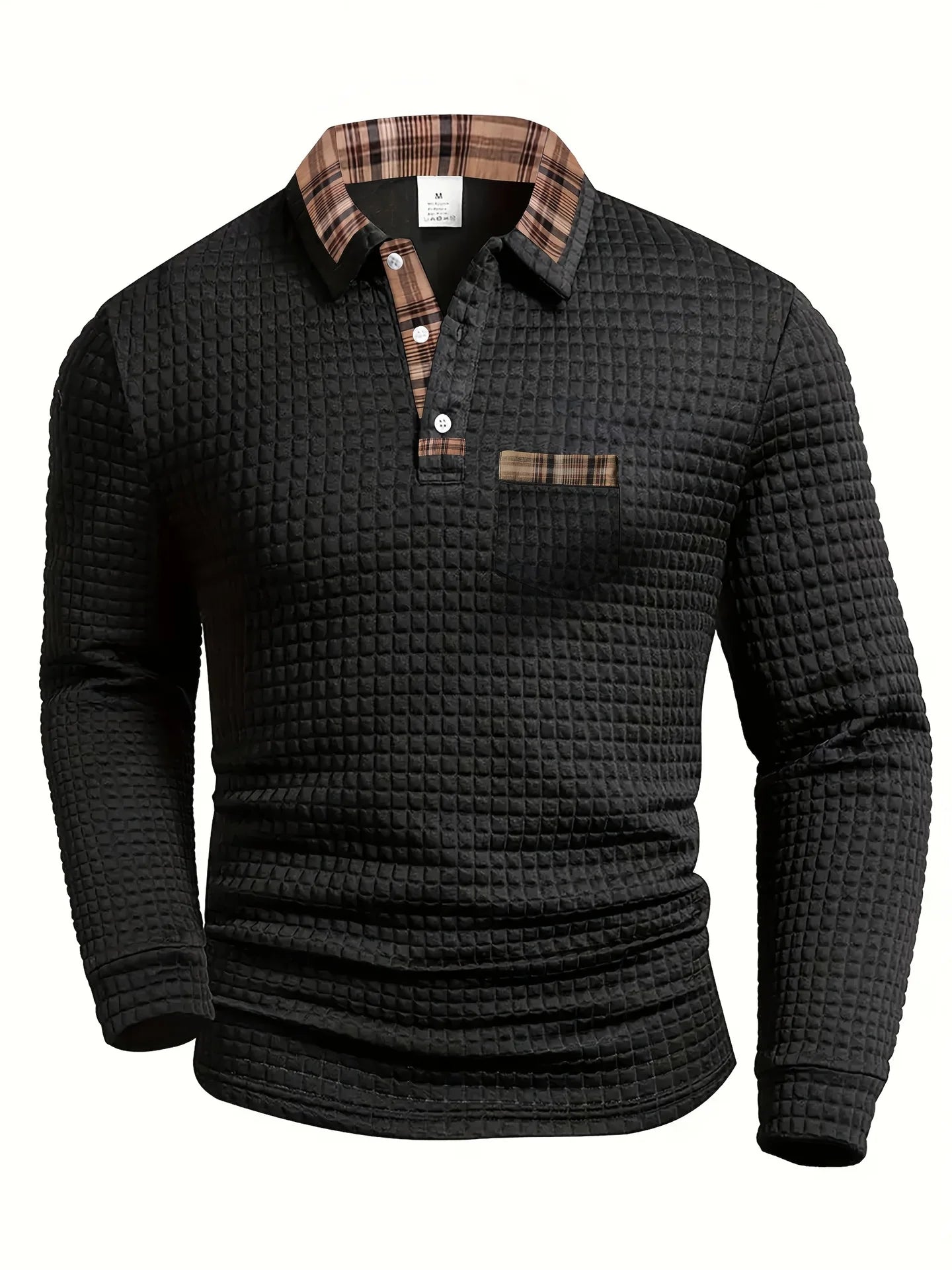 TEXTURED POLO FOR MEN