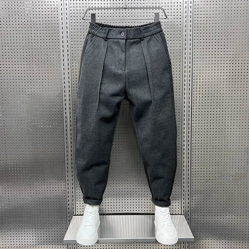 HARRISON OF CALIFORNIA | TAPERED TEXTURED PANTS
