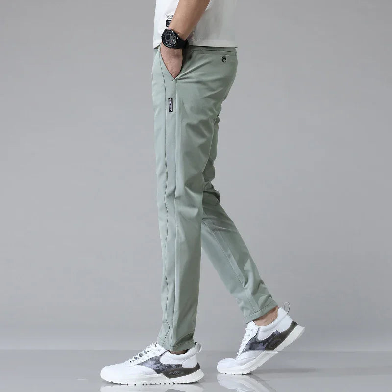 HARRISON OF CALIFORNIA | ULTRA LIGHT SLIMFIT PANTS FOR SUMMER AND SPORTS
