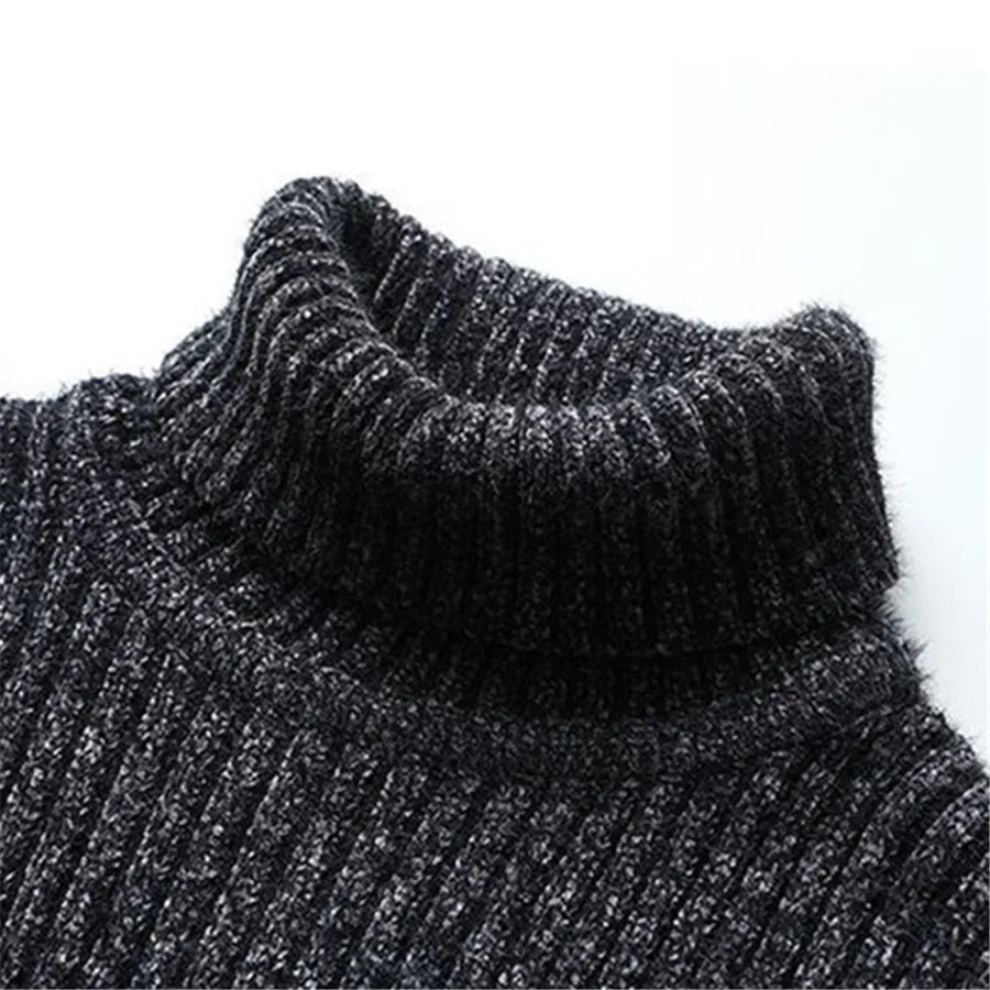 ROLLED COLLAR SWEATER FOR MEN