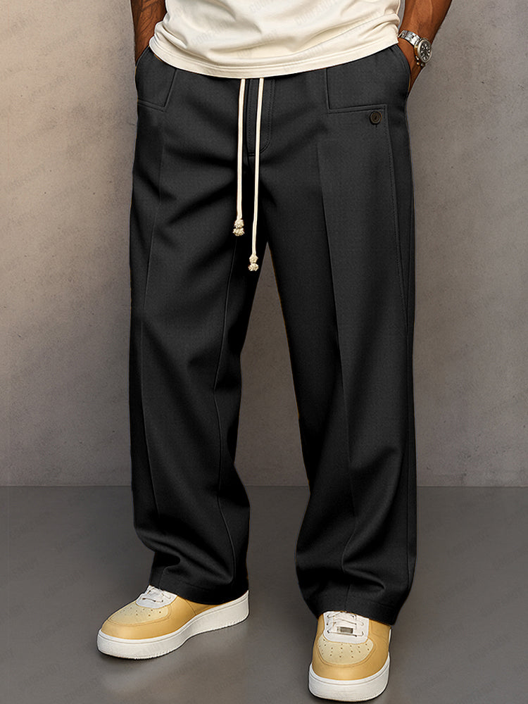 HARRISON OF CALIFORNIA | ELEGANT PANTS WITH TIE