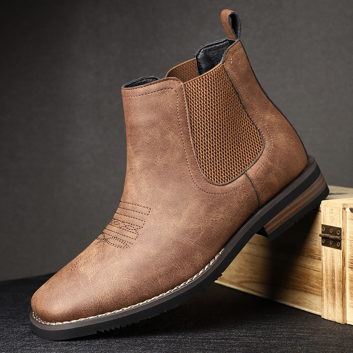 HARRISON OF CALIFORNIA | CLASSIC LEATHER MEN'S BOOTS