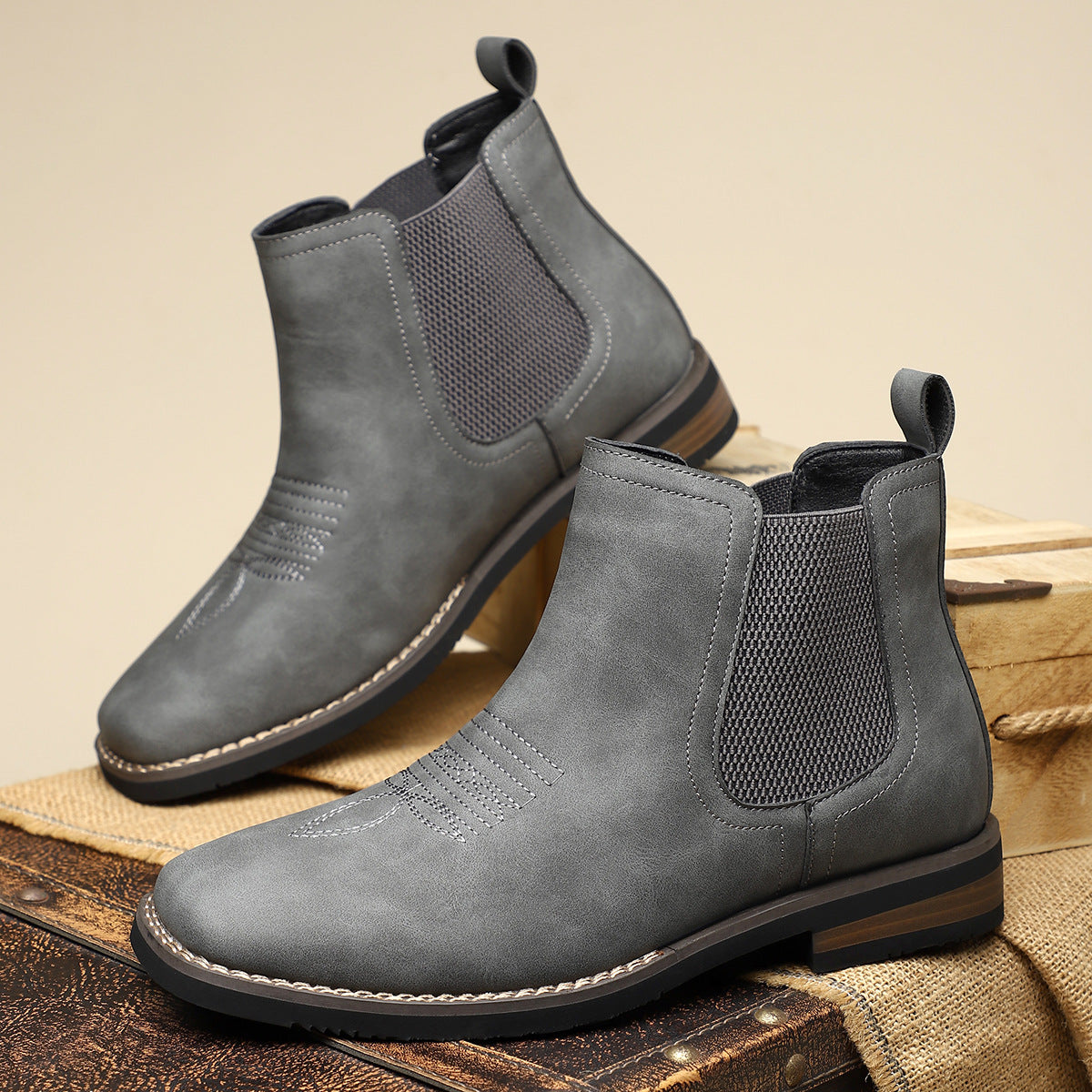 HARRISON OF CALIFORNIA | CLASSIC LEATHER MEN'S BOOTS